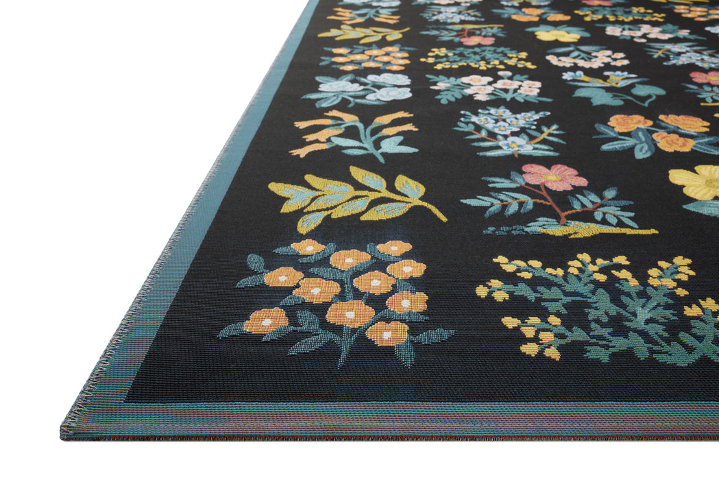 Rifle Paper Perennial PRN-03 Rug Black