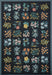 Rifle Paper Perennial PRN-03 Rug Black