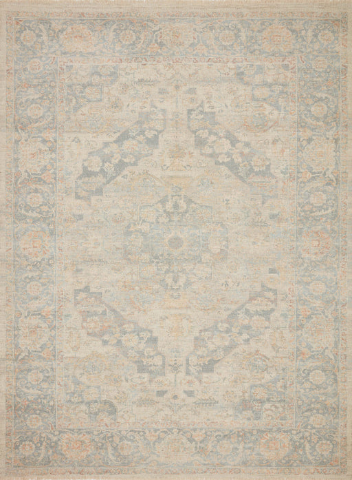 Loloi Priya PRY-08 Bone / Bluestone Rug