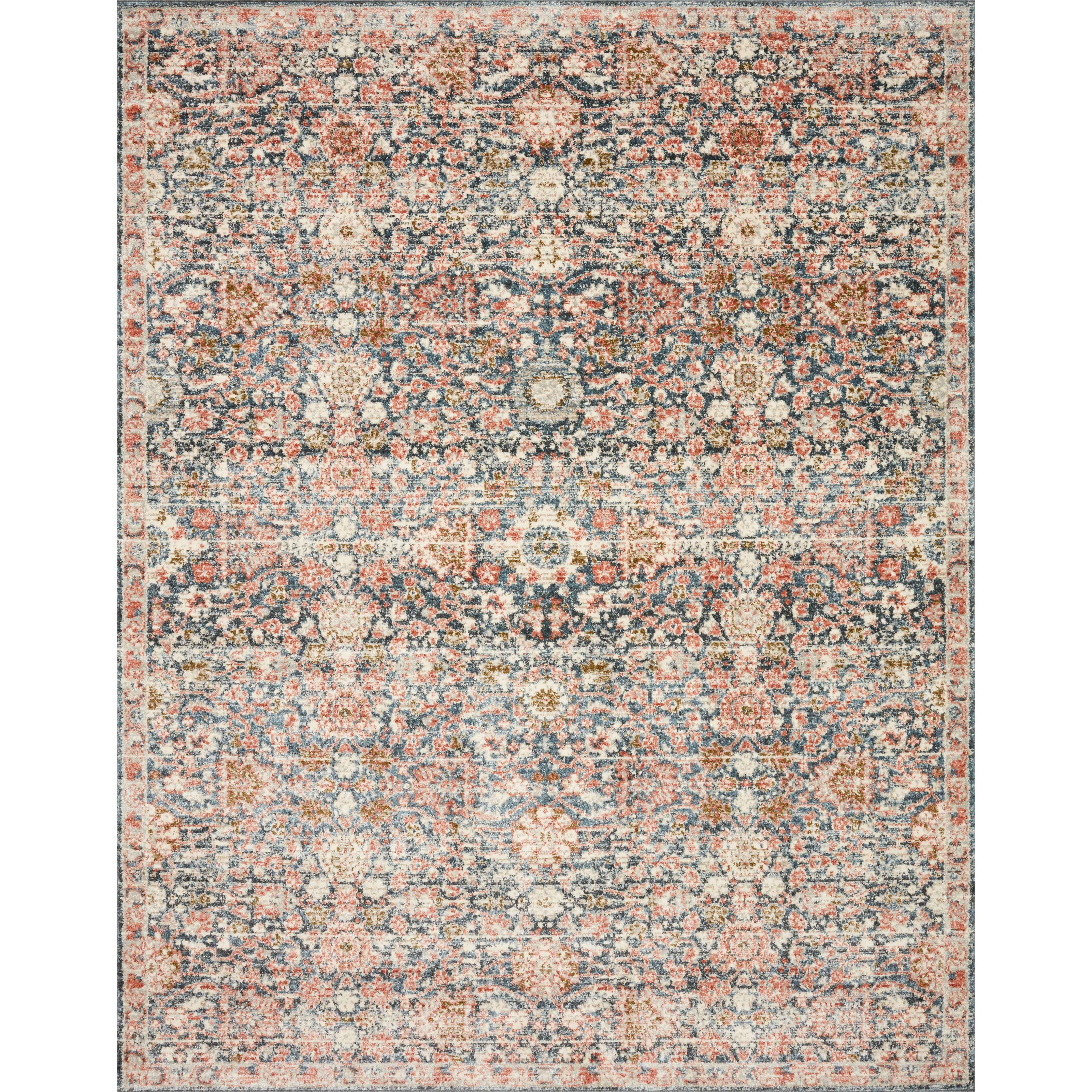 Loloi II Saban SAB-03 Navy / Rust Rug
