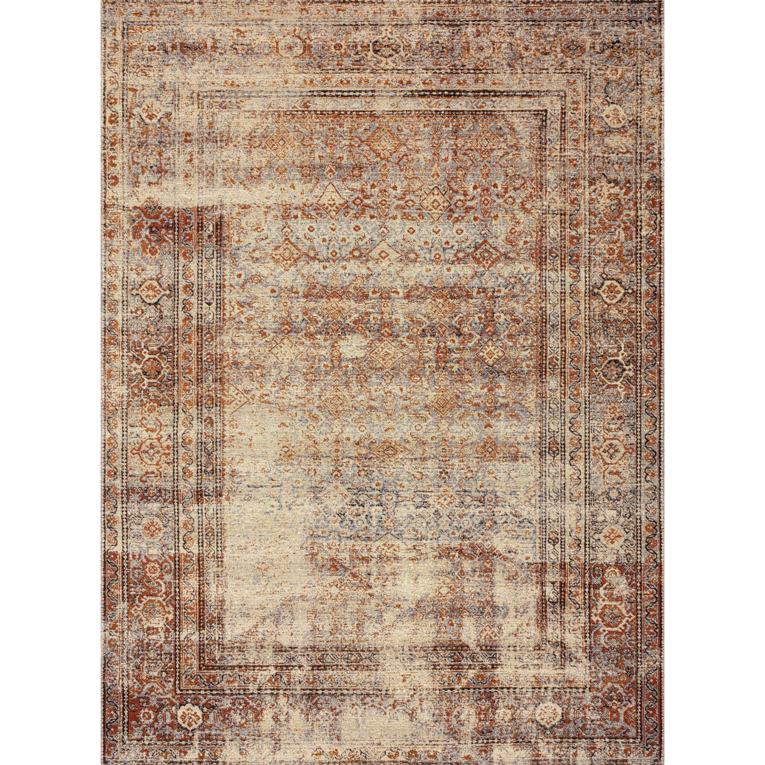 Loloi II Sebastian SEB-05 Natural / Brick Rug