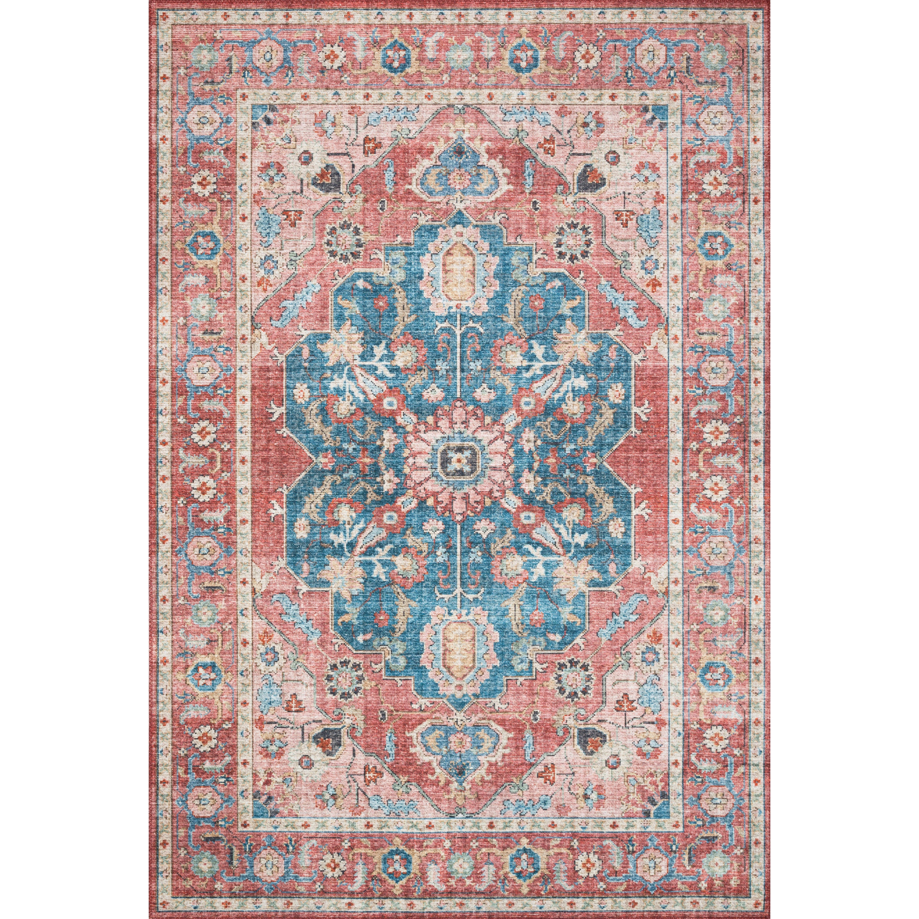 Loloi II Skye SKY-05 Brick / Ocean Rug