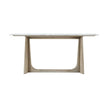 Theodore Alexander Repose Wooden Console Table Marble Top