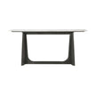 Theodore Alexander Repose Wooden Console Table Marble Top