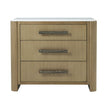Theodore Alexander Essence Three Drawer Marble Top Nightstand