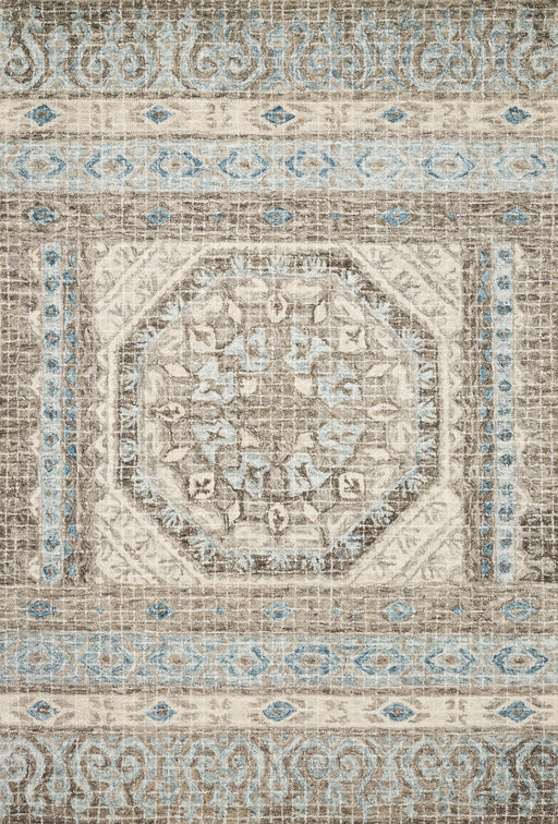 Loloi Tatum TW-02 Stone / Blue Rug