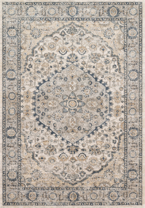 Loloi II Teagan TEA-01 Natural / Lt. Grey Rug