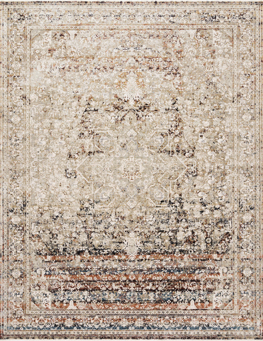 Loloi Theia THE-05 Taupe / Brick Rug