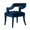 TOV Furniture Tiffany Navy Velvet Chair