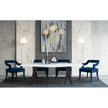 TOV Furniture Tiffany Navy Velvet Chair