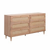 TOV Furniture Carmen Cane 6 Drawer Dresser