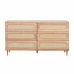 TOV Furniture Carmen Cane 6 Drawer Dresser