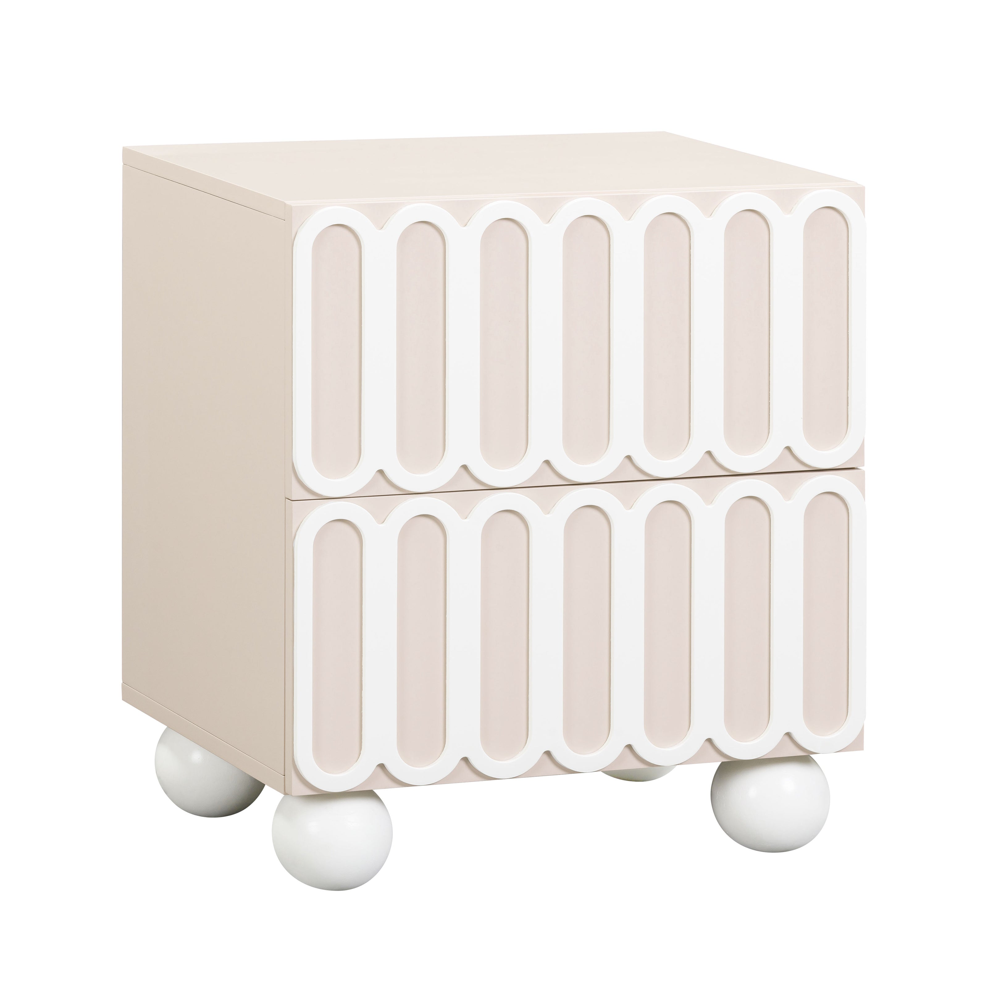 TOV Furniture Tori Motif Nightstand