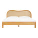 TOV Furniture Grappa Natural Wood & Rattan Bed