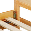 TOV Furniture Grappa Natural Wood & Rattan Bed