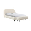 TOV Furniture Denise Cream Boucle Bed