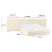 TOV Furniture Palani Bed with Wings