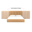 TOV Furniture Palani Bed with Wings