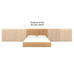 TOV Furniture Palani Bed with Wings