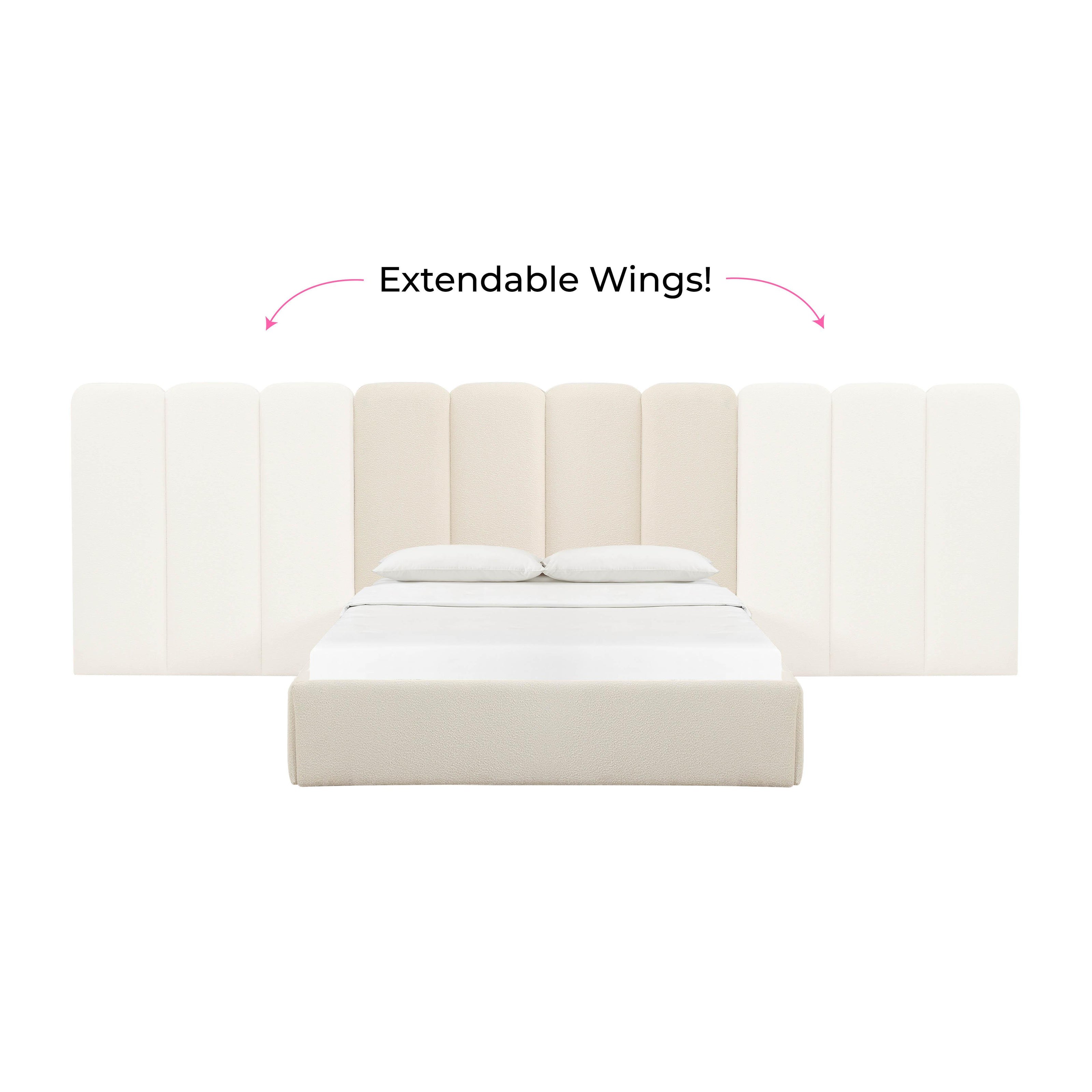 TOV Furniture Palani Wings - Queen or King Set of 2