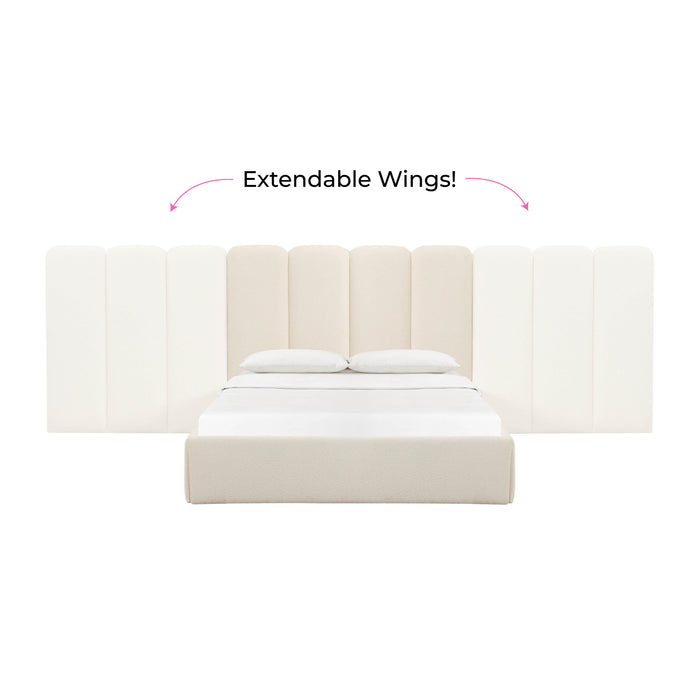 TOV Furniture Palani Wings - Queen or King Set of 2