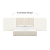 TOV Furniture Palani Bed with Wings