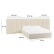 TOV Furniture Palani Bed with Wings