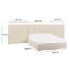 TOV Furniture Palani Bed with Wings