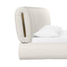 TOV Furniture Karol Cream Vegan Leather Bed