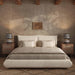 TOV Furniture Romp Cream 100% Recycled Linen Bed