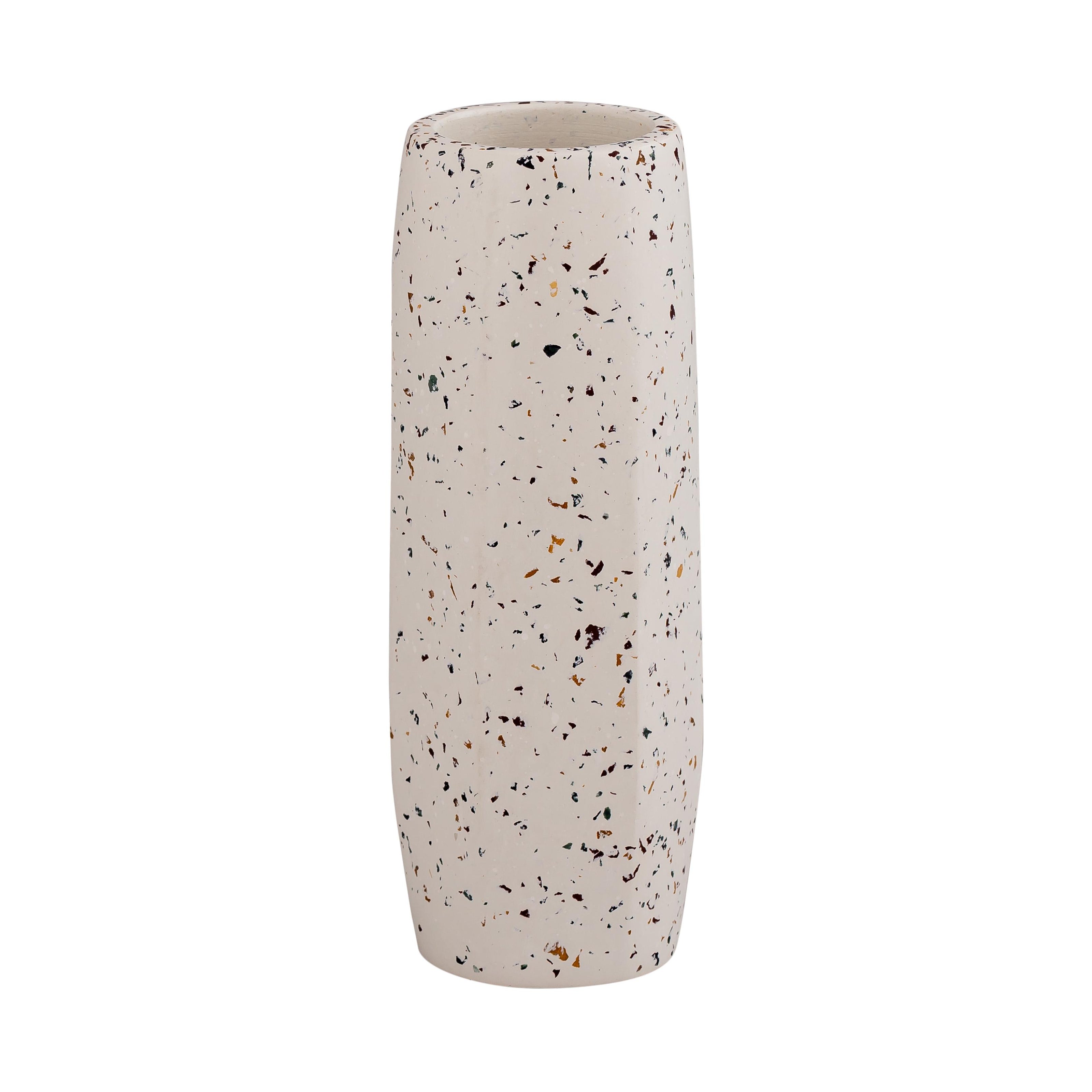 TOV Furniture Terrazzo White Vase