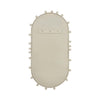 TOV Furniture Bubbles Ivory Oval Wall Mirror