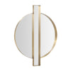 TOV Furniture Carri Gold Round Wall Mirror