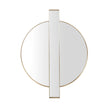 TOV Furniture Carri Gold Round Wall Mirror