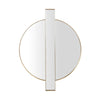 TOV Furniture Carri Gold Round Wall Mirror