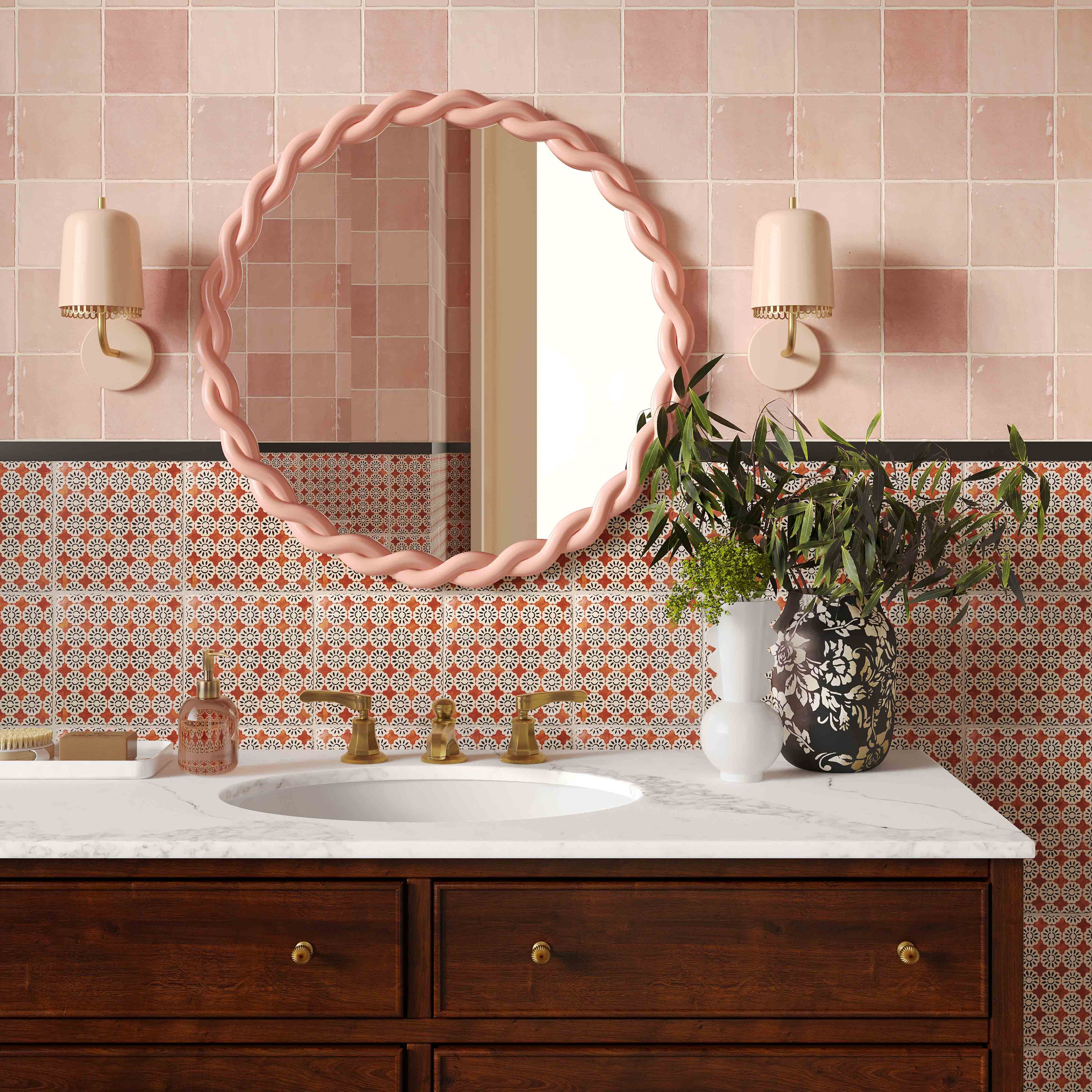 TOV Furniture Agnes Round Mirror