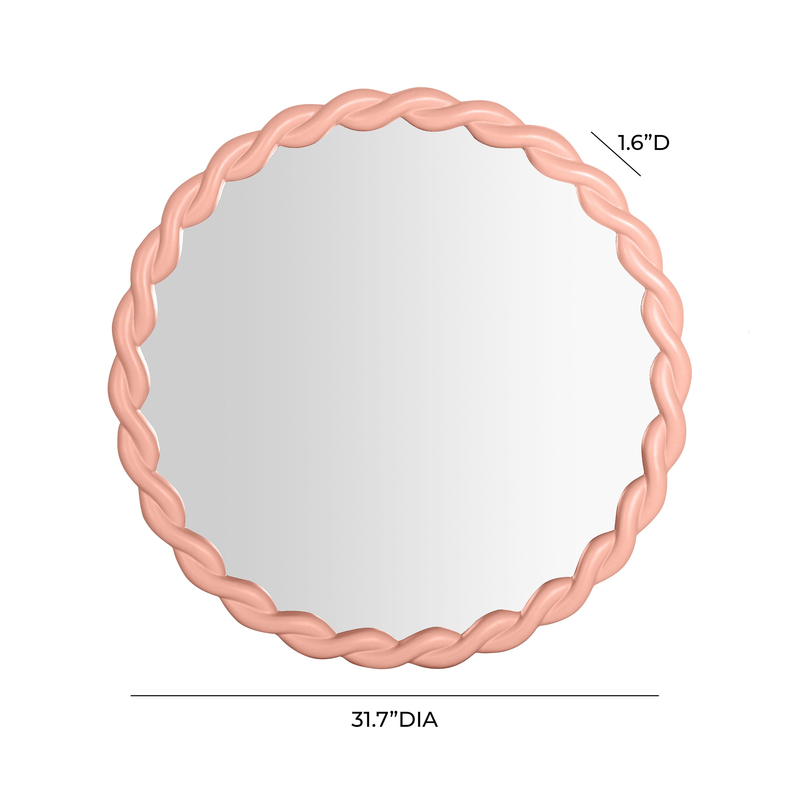 TOV Furniture Agnes Round Mirror