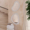TOV Furniture Klaryss Boucle Triangular Mirror