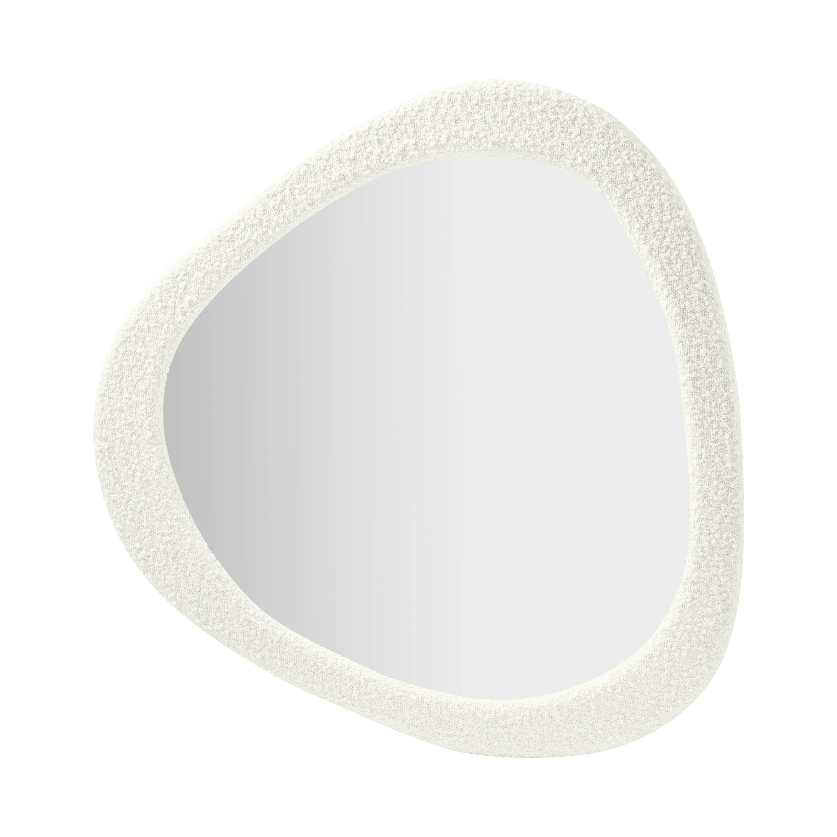 TOV Furniture Klaryss Boucle Triangular Mirror