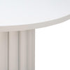 TOV Furniture Kali 55 Inch White Round Dining Table