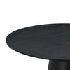 TOV Furniture Sahara Black Oak Round Dining Table