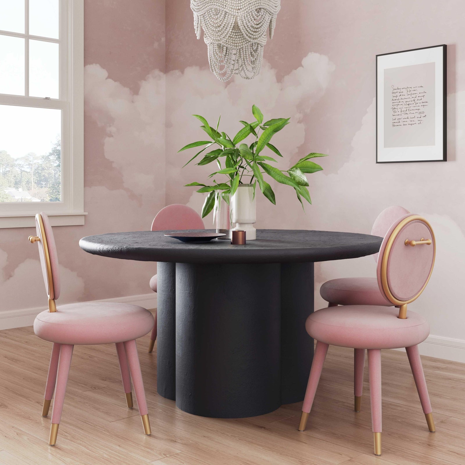 TOV Furniture Elika Outdoor Round Dining Table