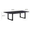 TOV Furniture Shiloh Black Ash Rectangular Dining Table