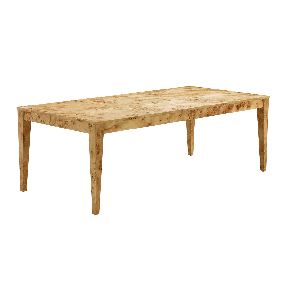 TOV Furniture Brandyss Natural Burl Rectangular Dining Table — Grayson ...