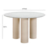 TOV Furniture Parcino Terrazzo Concrete Indoor / Outdoor Dining Table