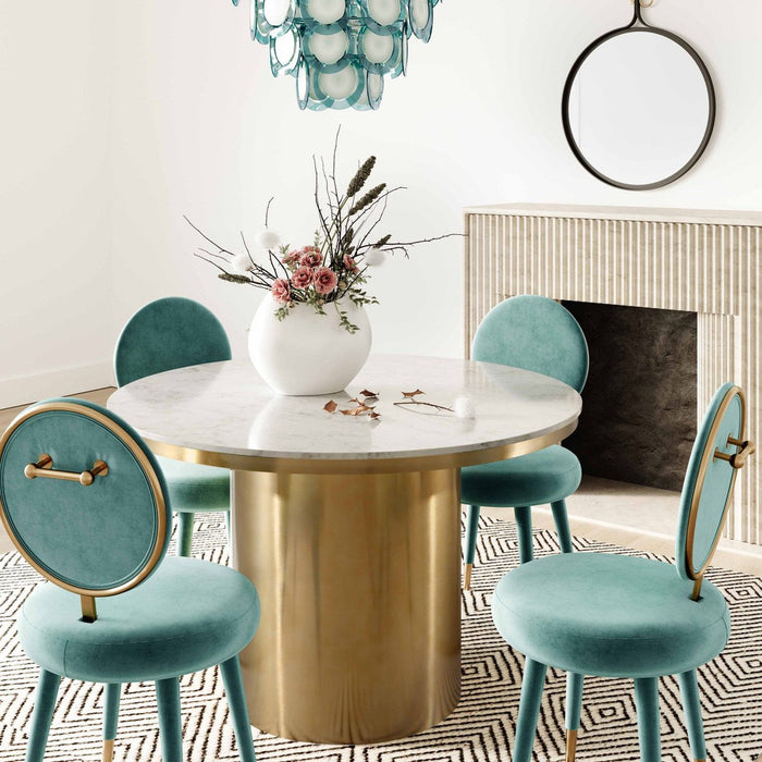 TOV Furniture Kylie Velvet Dining Chair