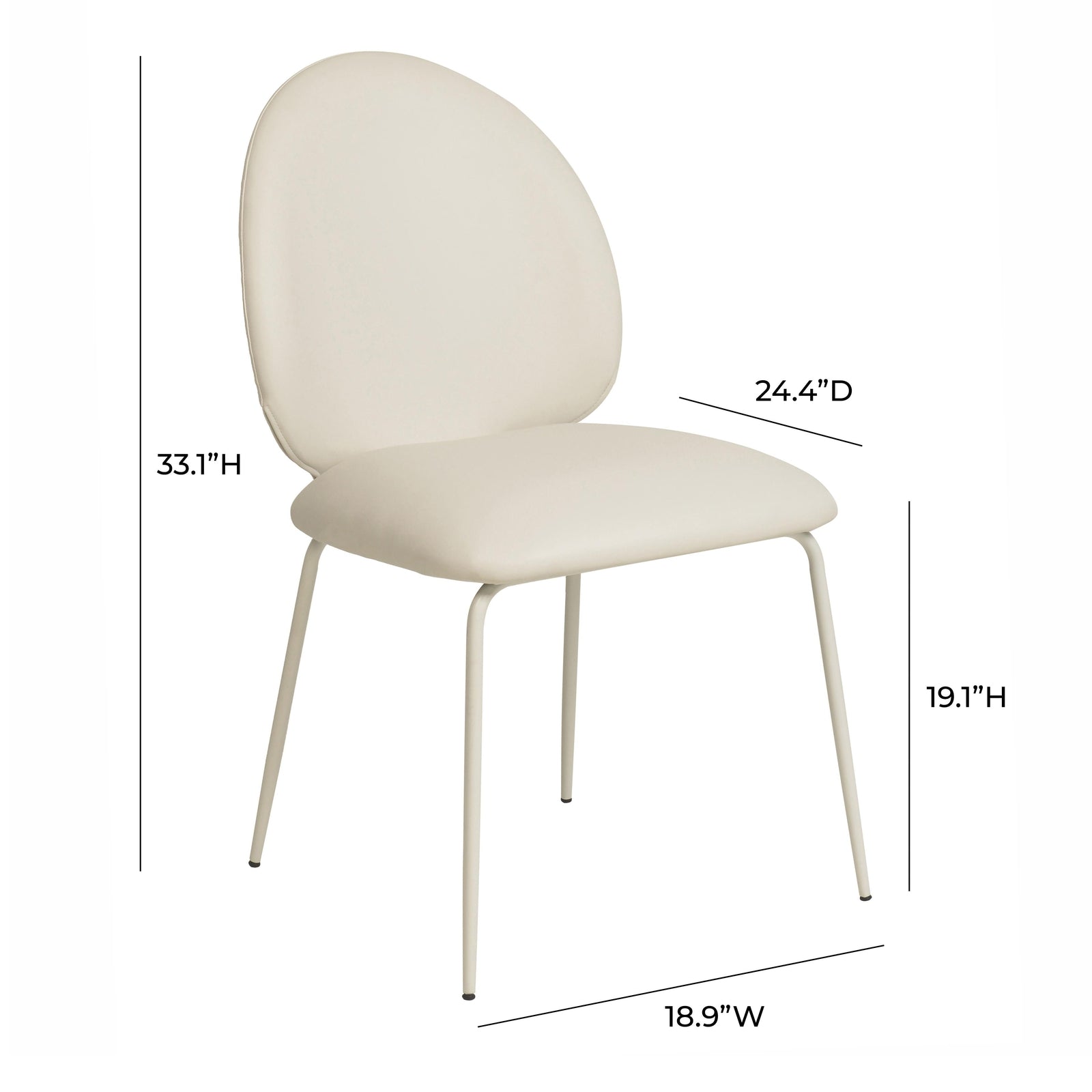 TOV Furniture Lauren Kitchen Chairs - Set of 2