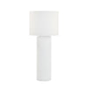 TOV Furniture Cleopatra Cream Linen Floor Lamp