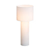 TOV Furniture Cleopatra Cream Linen Floor Lamp