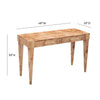 TOV Furniture Brandyss Burl Work Desk